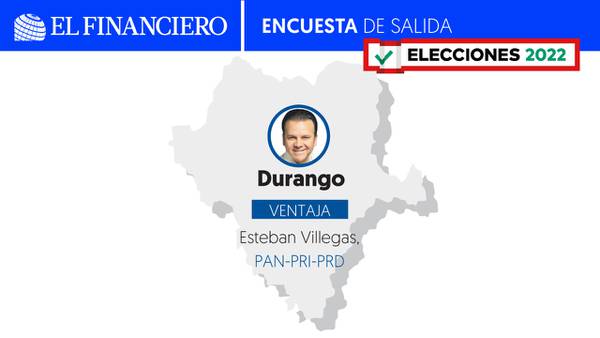 Encuesta de salida El Financiero Durango: Esteban Villegas, del PAN-PRI-PRD, con ventaja