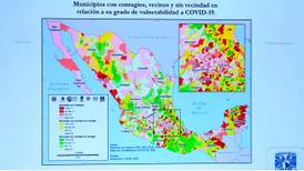 UNAM presenta mapa de vulnerabilidad en México ante el COVID-19