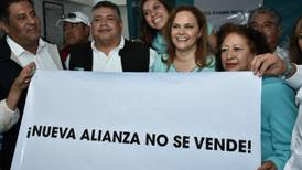 Nueva Alianza pide sustituir a Purificación tras manifestar apoyo a Barrales