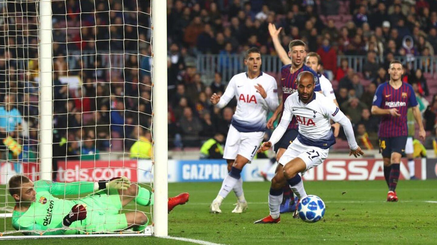 Tottenham está en Octavos de la Champions tras empatar agónicamente al Barcelona