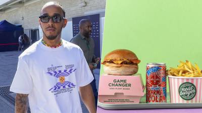 Lewis Hamilton: El piloto de F1 que vende hamburguesas veganas con Leonardo DiCaprio 