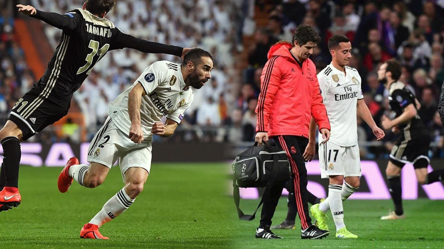 Real Madrid dio a conocer la gravedad de las lesiones de Carvajal y Vázquez