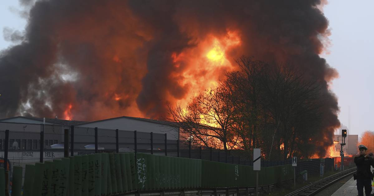 api menciptakan awan beracun di Hamburg;  Layanan kereta lumpuh – El Financiero