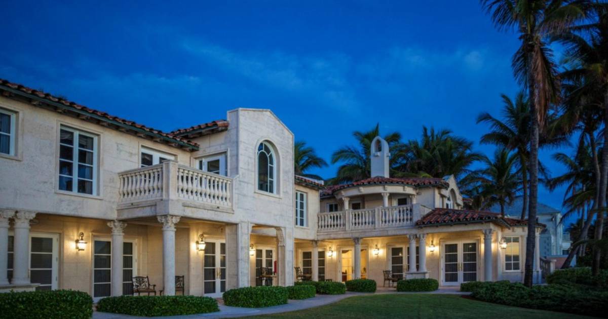 This is Mar-a-Lago, Trump’s $180 million mansion and raided by the FBI – El Financiero