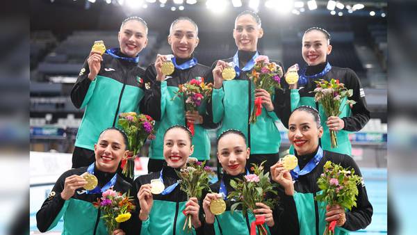 ¡Sirenas campeonas! México gana el oro en Copa Mundial de Natación Artística