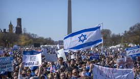 Miles de estadounidenses pro Israel marchan en Washington: ‘No hay causa más grande que esta’