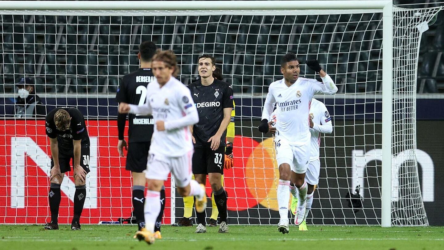 ¡Real Madrid le arrebató el empate al Borussia Mönchengladbach en el último suspiro!