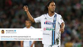 Ronaldinho recordó su paso por Querétaro y su amor por México; le responden Gallos
