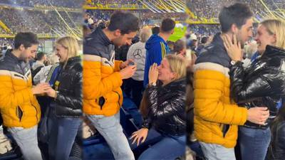 VIDEO - ¡Increíble momento en la ‘Bombonera’! Mujer pide matrimonio a su novio en partido de Boca Juniors