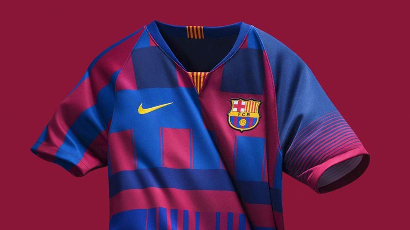 El jersey de colección por los 20 años del Barcelona con marca deportiva