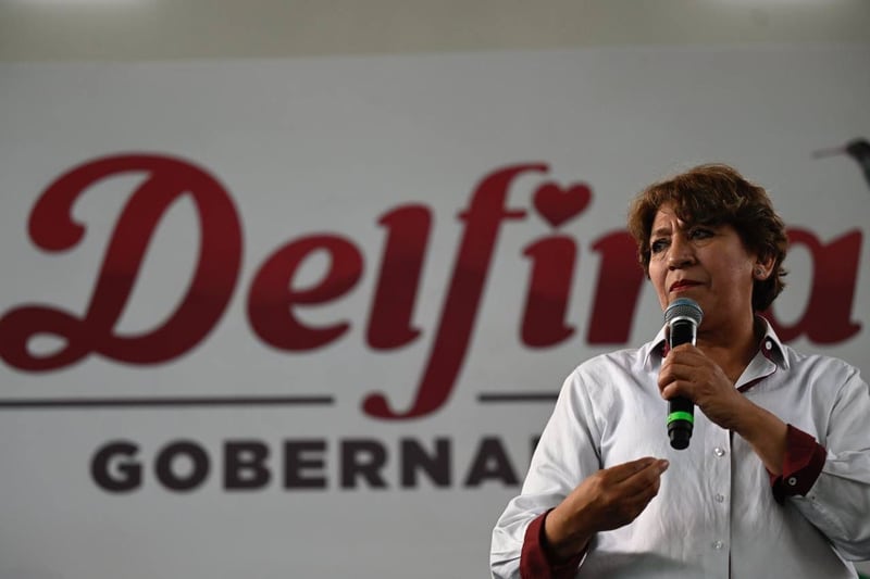 Delfina Gómez pidió posponer el debate rumbo a las elecciones Edomex 2023 (Foto: Especial)