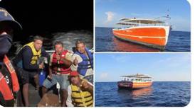 Rescatan a pescadores de Isla Mujeres y Cancún…en costas de Florida
