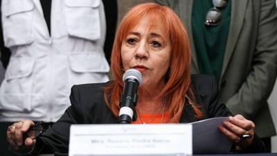 No pienso actuar de otra manera que no sea la vía del diálogo: Rosario Piedra, titular de CNDH, a feministas