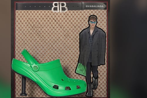 ¿Crocs stilettos? Balenciaga los presenta para su colección ‘Clones’