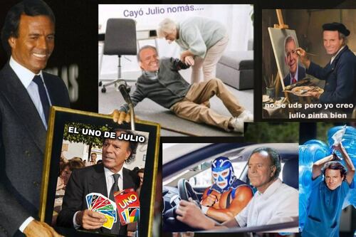 ‘Llegó Julio con el Huracán’ y viene ‘cargado de agua’: Los mejores memes de Julio Iglesias 2024