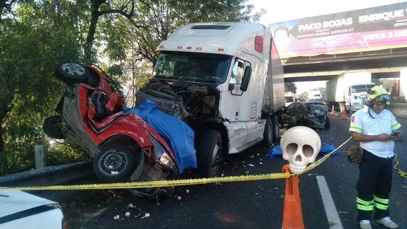 Choque múltiple en la México-Querétaro deja 2 muertos: ¿Qué tramo es afectado hoy viernes?