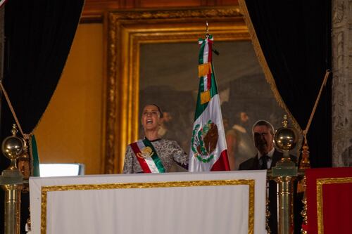 Primer Grito de Independencia de Claudia Sheinbaum: ‘Viva México libre, independiente y soberano’