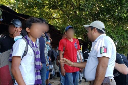 INM rescata a 800 migrantes que entraron este jueves al país