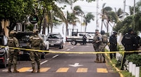 Violencia en Veracruz: Dejan restos humanos frente a palacio municipal de Cazones