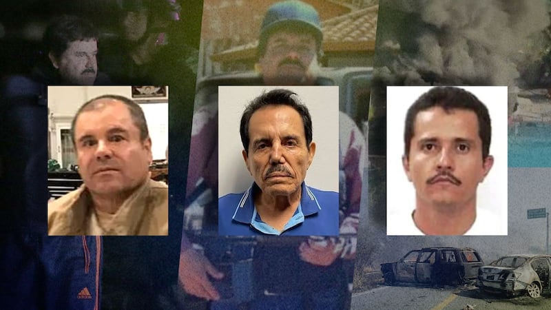 ‘El Chapo’, ‘El Mayo’ y ‘El Mencho’: Así fueron las tres grandes caídas de capos del narco en México