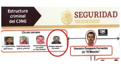Abraham Oseguera fue detenido el pasado 21 de abril, en Jalisco.
