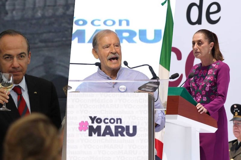 ‘Ese fue el narcogobierno, en efecto, son hipócritas’: Critica Sheinbaum a Fox, Calderón y Zedillo