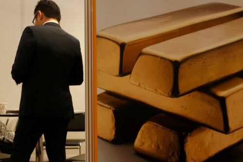 Oro pierde 'brillo' tras sólido dato de manufacturas en EU