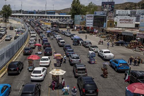 Anuncian obra para ampliar la garita de ingreso a Estados Unidos por Tijuana