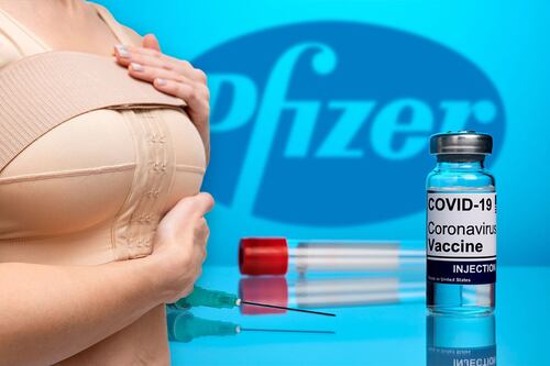 ¿Qué es el ‘Pfizer Boob Job’? Mujeres reportan crecimiento de senos tras aplicarse la vacuna vs. COVID-19