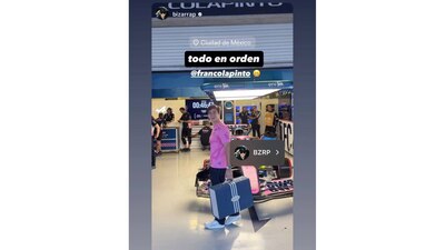 Bizarrap compartió una foto de Franco Colapinto. (Foto: Captura)