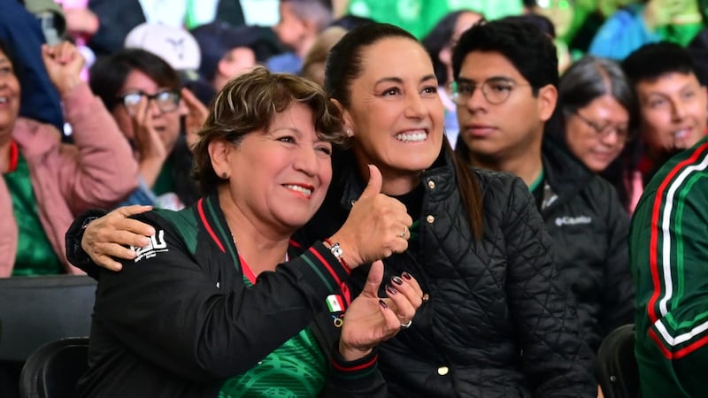 ¿Y si sí? Desde el EdoMéx, la Sheinbaum y Delfina Gómez apoyan a México en su encuentro contra Inglaterra
