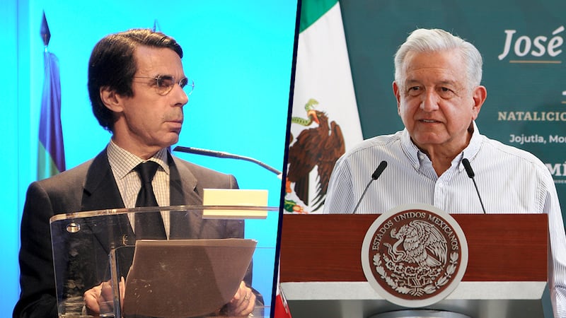 Aznar se ‘mofa’ de AMLO… y dice que España no pedirá perdón a México