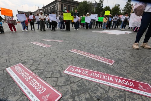 Protesta por cambio en colonia ‘Cuarta Transformación’: Vecinos rechazan nombre y piden atender drenaje
