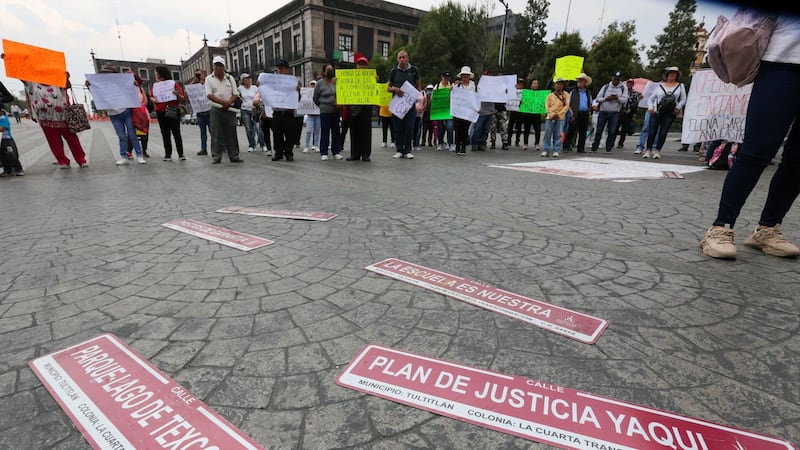 Protesta por cambio en colonia ‘Cuarta Transformación’: Vecinos rechazan nombre y piden atender drenaje