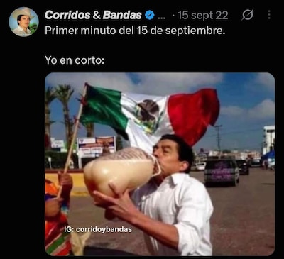 Los mejores memes del 15 de septiembre y las fiestas patrias. (Foto: Captura)