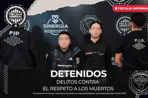 ¡Ni los muertos se salvan! Detienen a presuntos saqueadores de tumbas en Querétaro; robaban joyas a difuntos