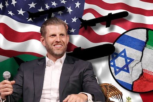 ‘Serían decapitados en 4 segundos’: Eric Trump compara conflicto Israel-Irán con EU y México