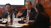 Sheinbaum recibe a representantes del sector empresarial de Japón en Palacio Nacional