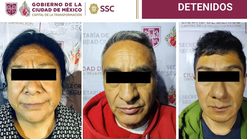 Detienen a 3 operadores de ‘La Unión Tepito’ en Iztapalapa por venta y distribución de drogas y armas