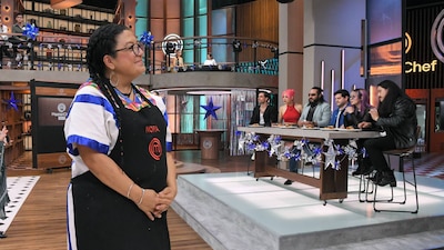 Nora Estrada fue la décima eliminada de 'MasterChef 24/7'. (Foto: Cortesía TV Azteca)