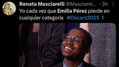 Memes de los premios Oscar 2025 y 'Emilia Pérez'. (Foto: X)