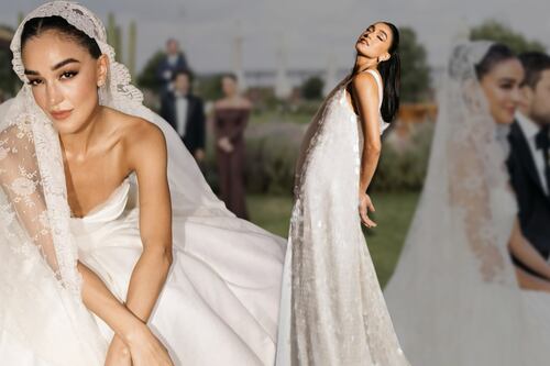 Así son los lujosos vestidos de boda de Ale Capetillo: Con lentejuelas y una herencia de su ‘yeya’