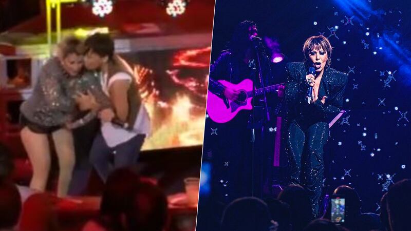 Alejandra Guzmán es acosada por fan en el escenario; la tocó indebidamente