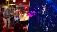 Alejandra Guzmán es acosada por fan en el escenario; la tocó indebidamente