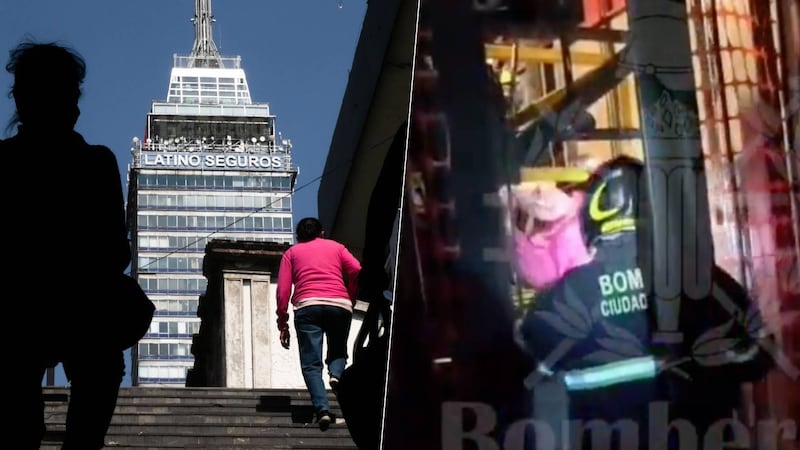 Falla elevador de la Torre Latino; hay 4 personas atrapadas