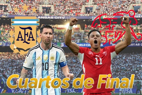 Argentina vs. Suiza EN VIVO HOY: ¿A qué hora y dónde ver el partido de los cuartos de final del Mundial?