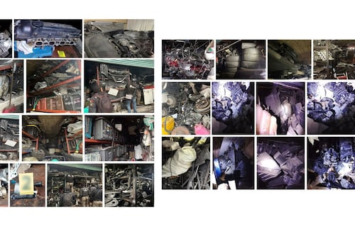¿Te robaron los faros? Decomisan autopartes en Iztapalapa que se ofrecían en comercios