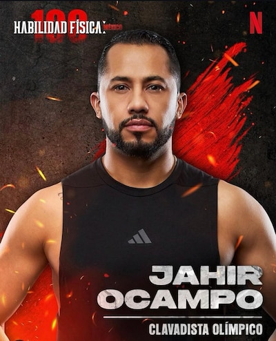 Jahir Ocampo es uno de los 12 semifinalistas de 'Habilidad Física: 100'. (Foto: Netflix)