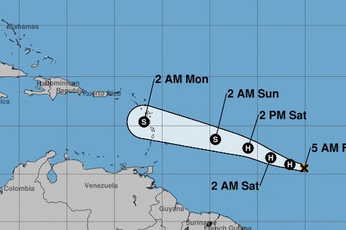 'Beryl' se fortalece y azotará las Antillas Menores