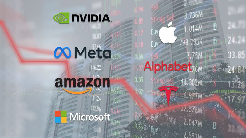 Aranceles de Trump ‘tumban’ a las 7 Magníficas: Tesla, Nvidia y otras pierden 5.3 billones de dólares